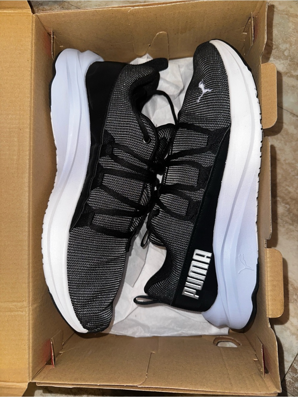 PUMA Women’s Black & White Sneakers